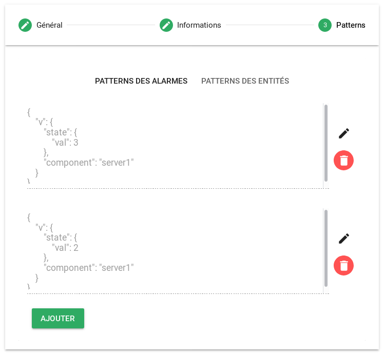 Première règle - Patterns