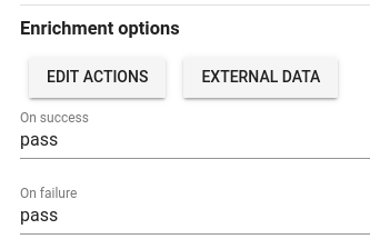 Options pour la copie de l'entité