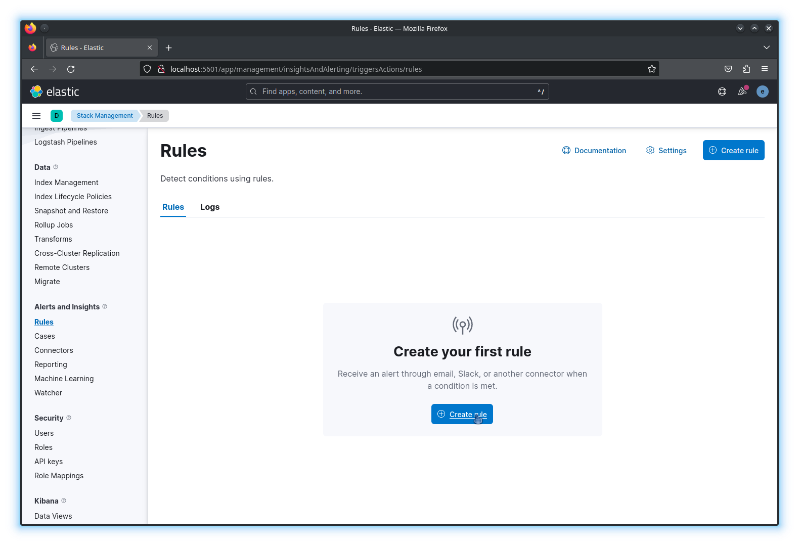 kibana-alerting-create-rule