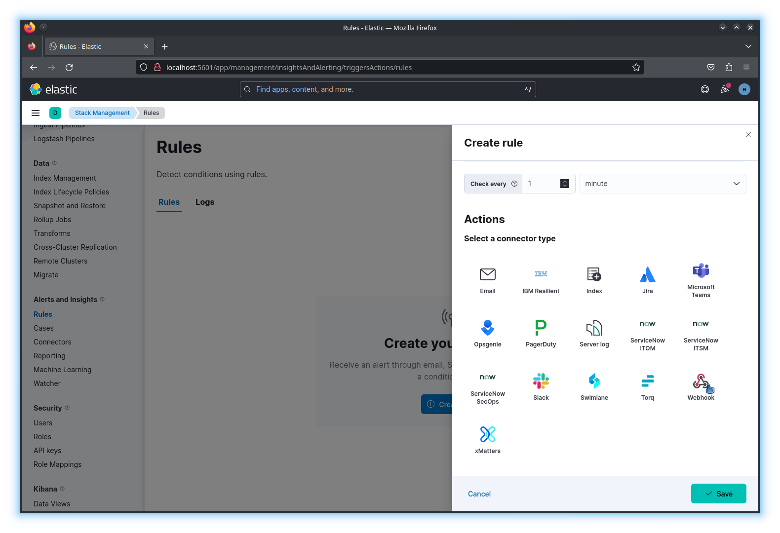 kibana-alerting-rule-webhook