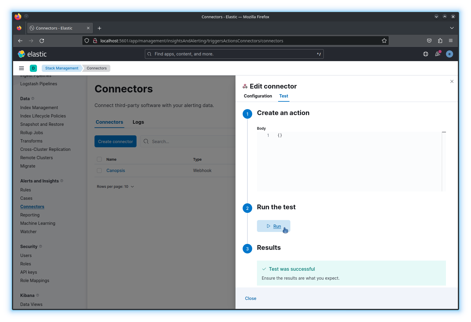 kibana-alerting-connector-test